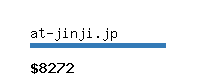 at-jinji.jp Website value calculator