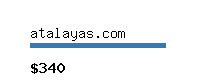 atalayas.com Website value calculator