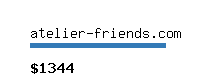 atelier-friends.com Website value calculator