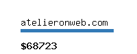 atelieronweb.com Website value calculator