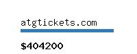 atgtickets.com Website value calculator