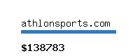 athlonsports.com Website value calculator