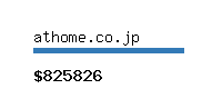 athome.co.jp Website value calculator