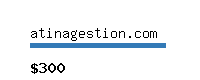 atinagestion.com Website value calculator