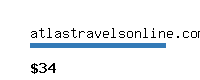 atlastravelsonline.com Website value calculator