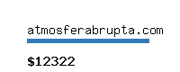 atmosferabrupta.com Website value calculator