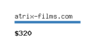 atrix-films.com Website value calculator