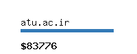 atu.ac.ir Website value calculator