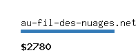 au-fil-des-nuages.net Website value calculator