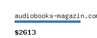 audiobooks-magazin.com Website value calculator