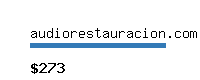 audiorestauracion.com Website value calculator