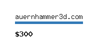 auernhammer3d.com Website value calculator