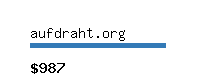 aufdraht.org Website value calculator