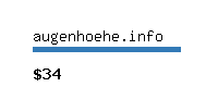 augenhoehe.info Website value calculator