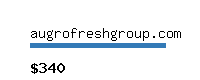 augrofreshgroup.com Website value calculator