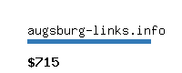 augsburg-links.info Website value calculator