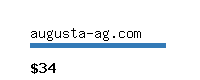 augusta-ag.com Website value calculator