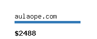 aulaope.com Website value calculator