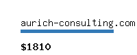 aurich-consulting.com Website value calculator