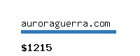 auroraguerra.com Website value calculator