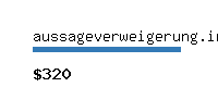 aussageverweigerung.info Website value calculator