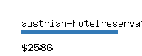 austrian-hotelreservation.com Website value calculator