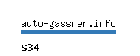 auto-gassner.info Website value calculator