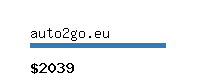 auto2go.eu Website value calculator