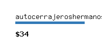 autocerrajeroshermanosjusto.com Website value calculator