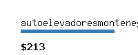 autoelevadoresmontenegro.com Website value calculator