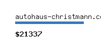 autohaus-christmann.com Website value calculator