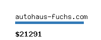 autohaus-fuchs.com Website value calculator