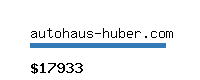 autohaus-huber.com Website value calculator