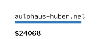 autohaus-huber.net Website value calculator