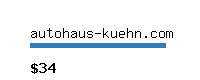 autohaus-kuehn.com Website value calculator