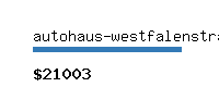 autohaus-westfalenstrasse.com Website value calculator