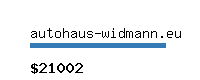 autohaus-widmann.eu Website value calculator