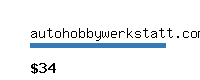 autohobbywerkstatt.com Website value calculator