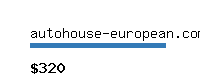 autohouse-european.com Website value calculator