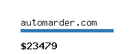 automarder.com Website value calculator