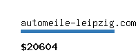 automeile-leipzig.com Website value calculator