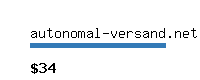 autonomal-versand.net Website value calculator