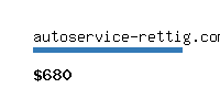 autoservice-rettig.com Website value calculator