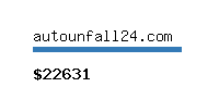 autounfall24.com Website value calculator