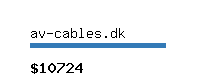 av-cables.dk Website value calculator
