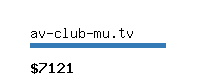 av-club-mu.tv Website value calculator