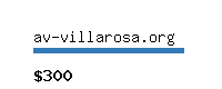 av-villarosa.org Website value calculator
