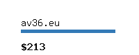 av36.eu Website value calculator