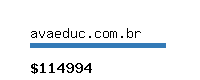 avaeduc.com.br Website value calculator