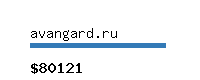 avangard.ru Website value calculator